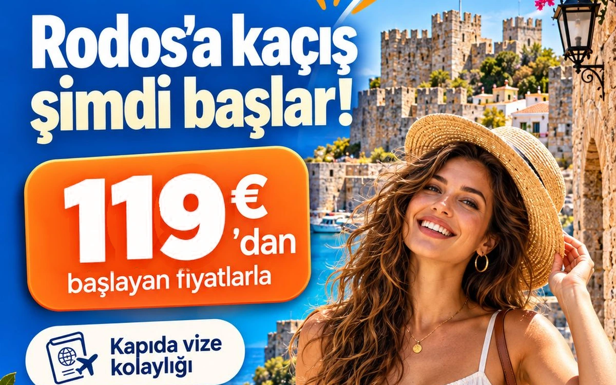 Rodos Adası Mayıs Fırsatı – 1 Gece Konaklama + Feribot Bileti