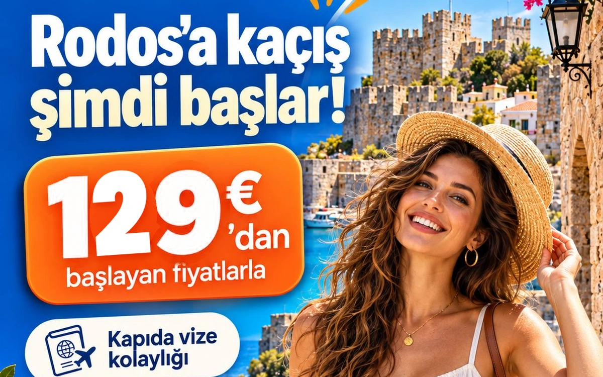 Rodos Adası Haziran Fırsatı – 1 Gece Konaklama + Feribot Bileti