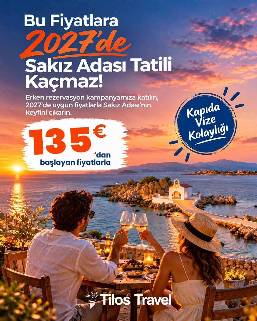 Sakız Adası Temmuz Fırsatı – 1 Gece Konaklama + Feribot Bileti